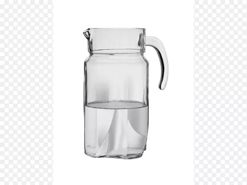 水壶玻璃饮料套装7件露娜牌水壶花瓶-玻璃