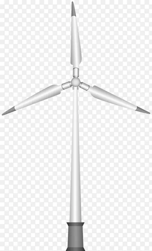 风力涡轮机夹艺术风力发电png网络图.风