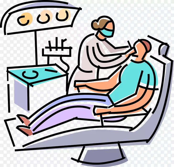 剪贴画牙科病人蛀牙-牙医办公室剪刀