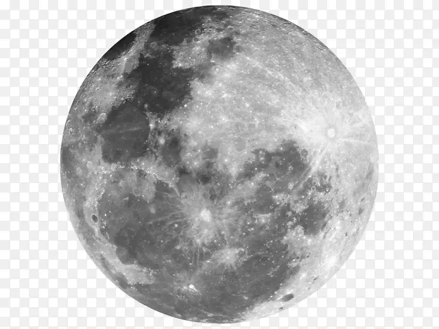 png图片剪辑艺术满月透明度-月亮