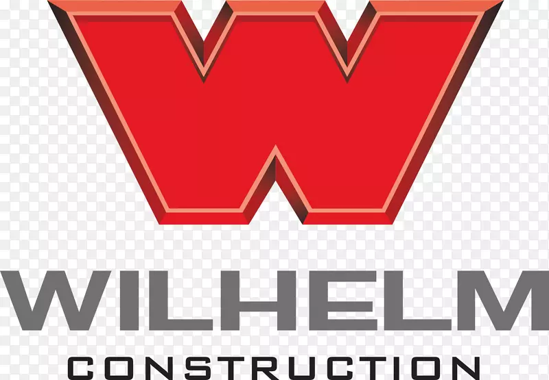 F.A.威廉建筑公司徽标Wilhelm建筑公司品牌字体-木工标志