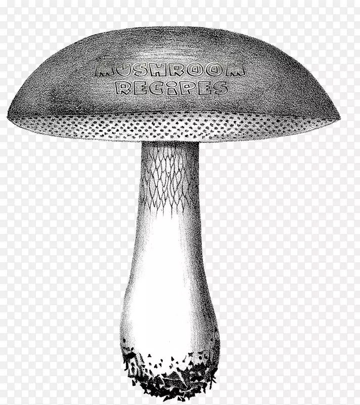蘑菇剪贴画水墨图像-蘑菇