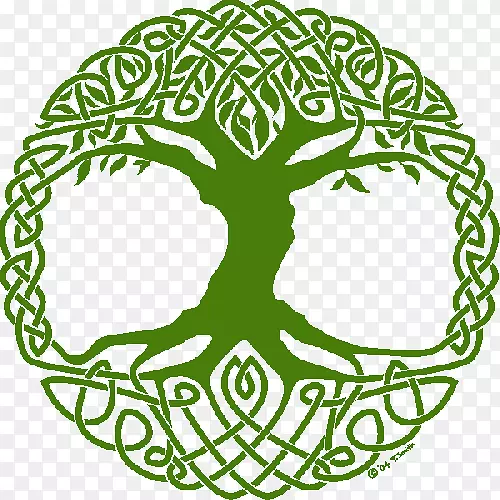 生命之树挪威神话伊格德拉西尔象征凯尔特神圣之树-象征