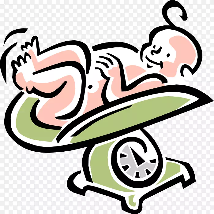 婴儿剪贴画出生体重儿童