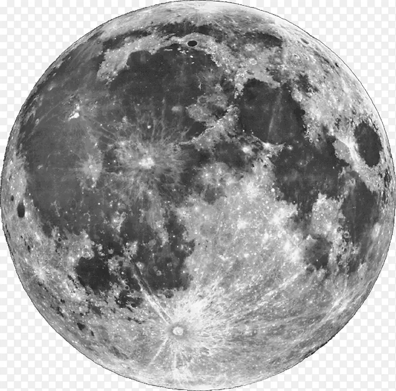 png图片满月剪辑艺术透明度.月球