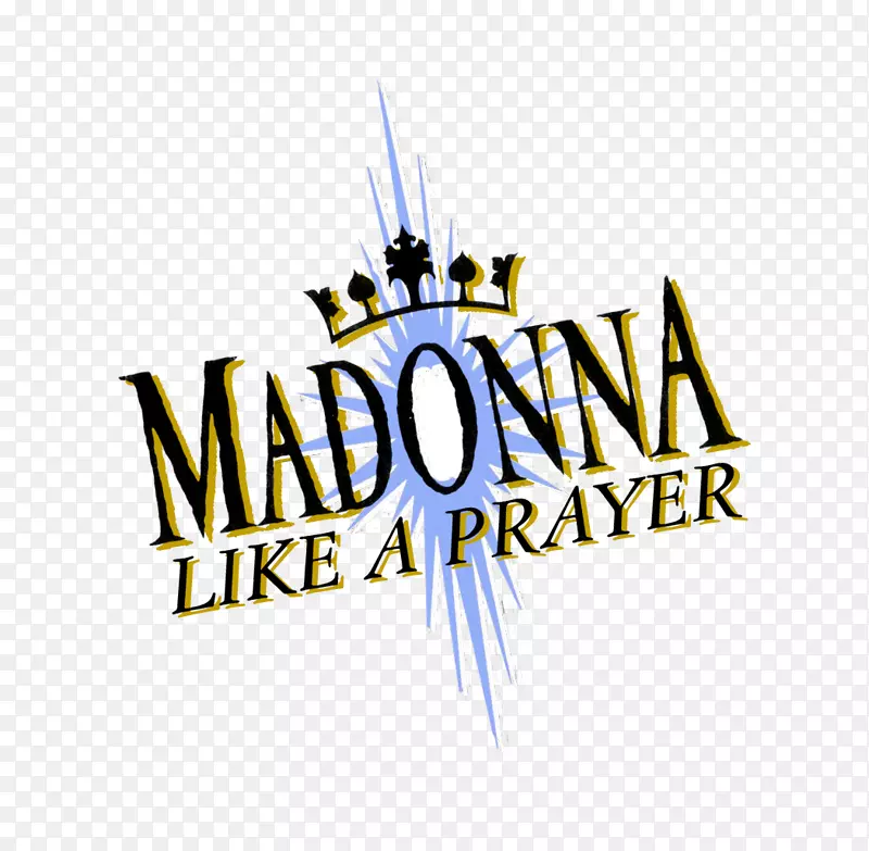 徽标像祈祷品牌字体图形设计-麦当娜叛逆心之旅