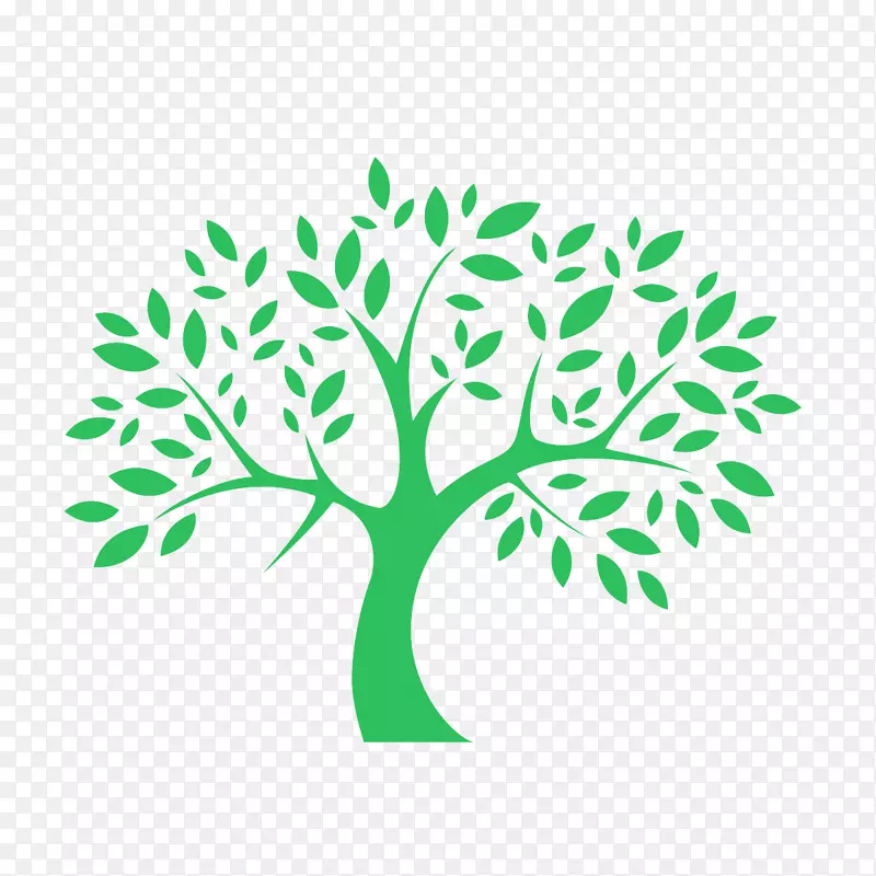 徽标树图形设计图布里斯班蒙台梭利学校树