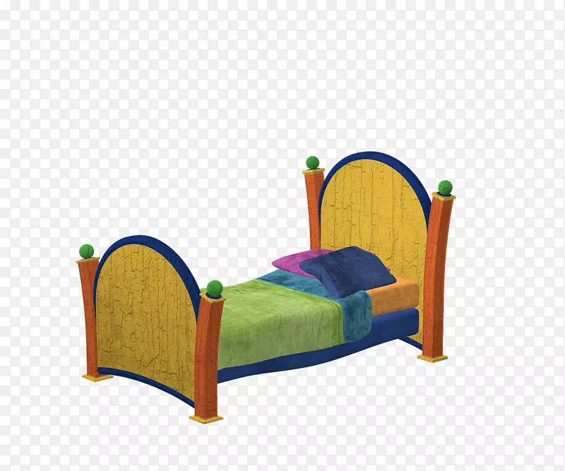 床架，家具，枕头，卧室-床