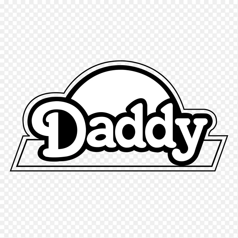 标志字体图形品牌设计-爸爸和婴儿