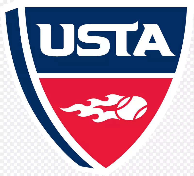 美国网球协会图形标志橙色碗-网球