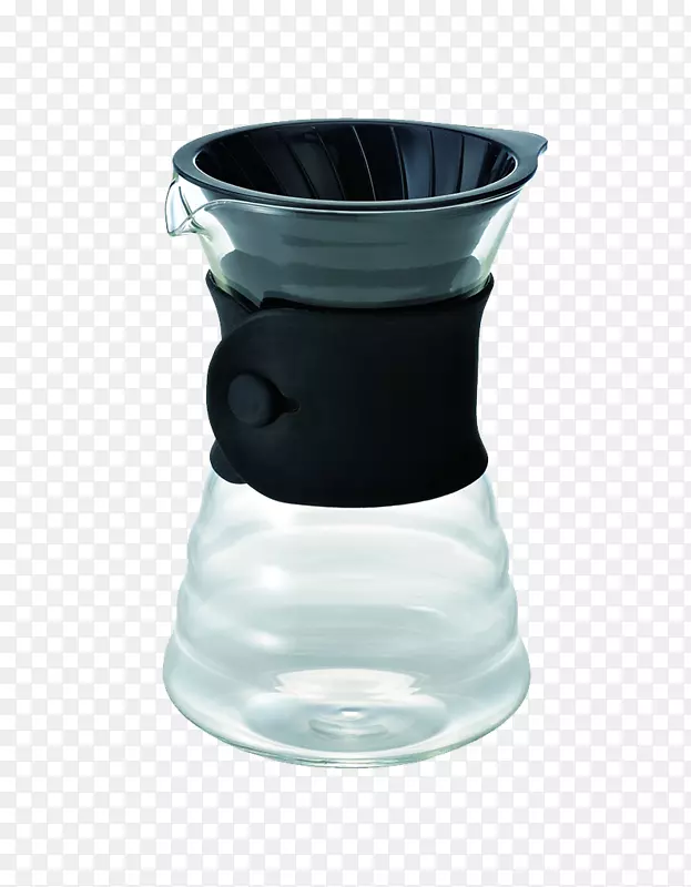 Hario v60滴头滴管倒在咖啡机上vdd-02b煮制的咖啡hario滤纸过滤器，适用于v60滴头hario vst-2000 b咖啡。