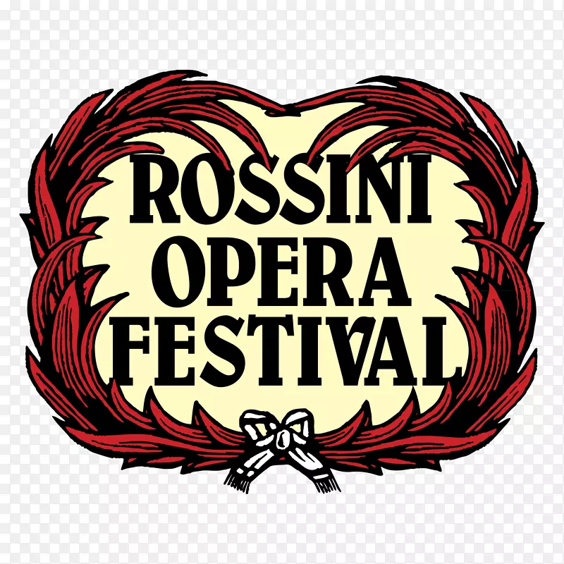 柱顶插图剪贴画罗西尼歌剧节-节日标志