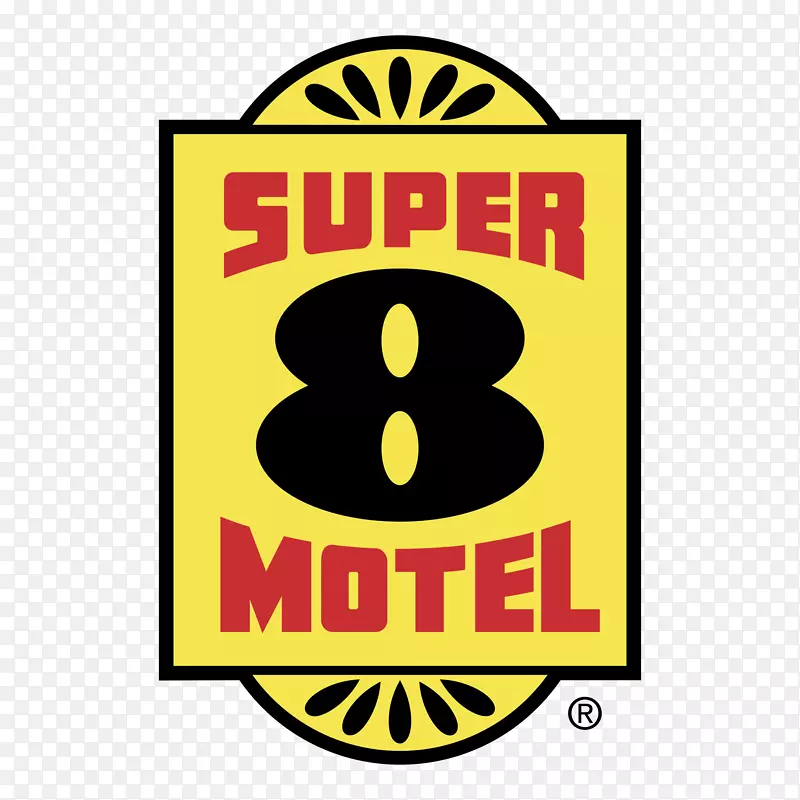 LOGO超级8汽车旅馆字体图形超级标志