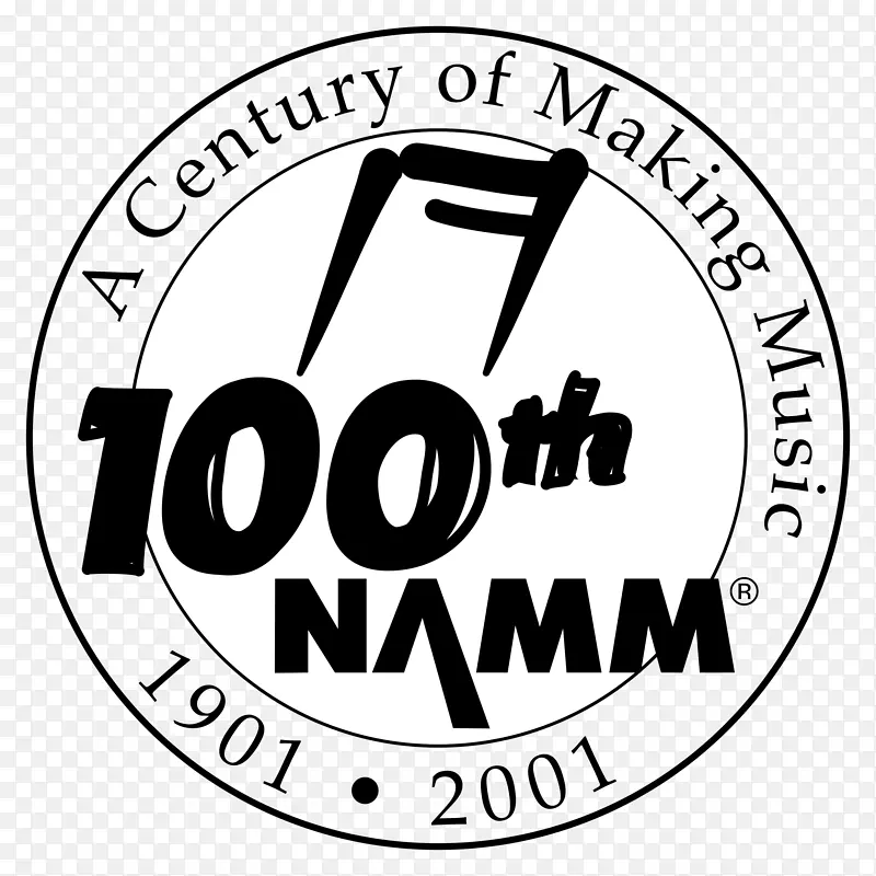 标识号品牌剪贴画NAMM展示-100%标志