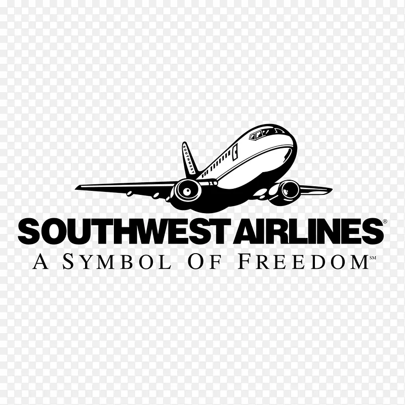 西南航空公司的标志飞机图形.飞机