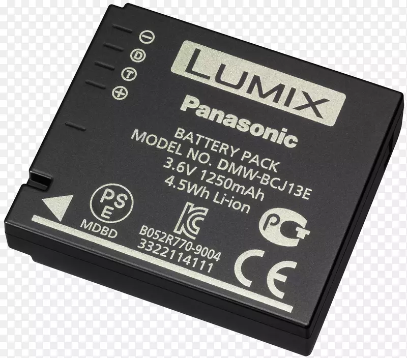 电动电池交流适配器可充电电池松下电池dmw-bcj 13 LUMIX-li离子电池