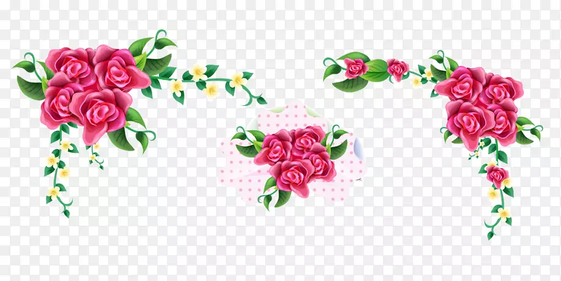 花园玫瑰，婚礼邀请函，花卉设计，花卉图形.花
