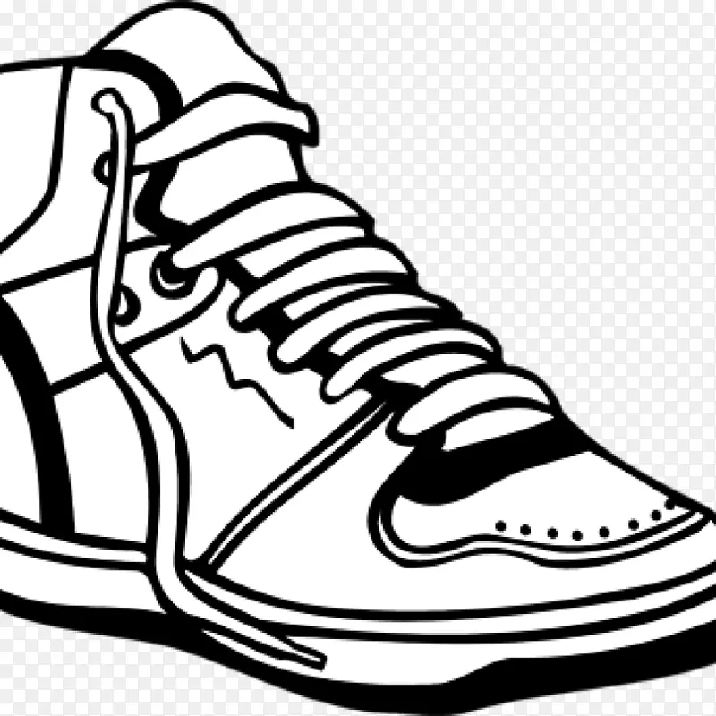 运动鞋图形剪辑艺术越野跑鞋-男孩鞋