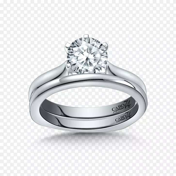 结婚戒指珠宝白金订婚戒指