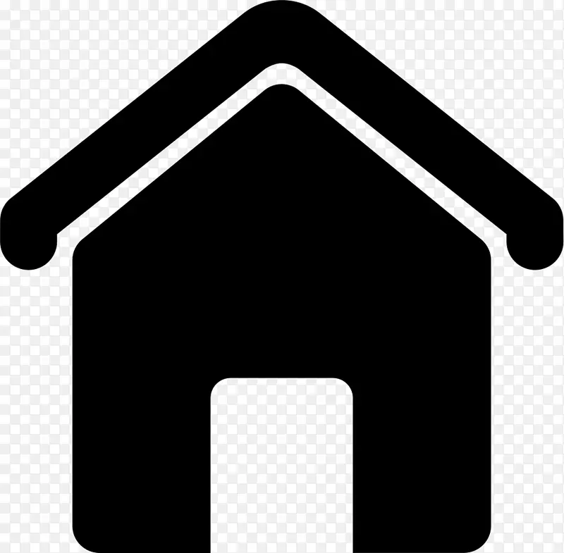 电脑图标房子，房屋建筑，房地产，房屋