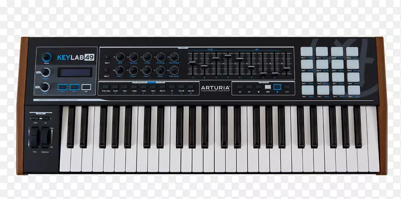 阿图里亚声音合成器MIDI键盘MIDI控制器.Arturia keylab 49