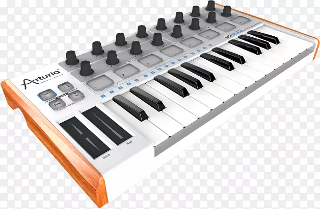 声音合成器，MIDI键盘，Arturia MIDI控制器.键盘
