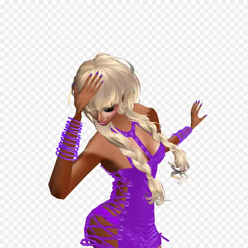 服装紫色舞蹈-时装设计师