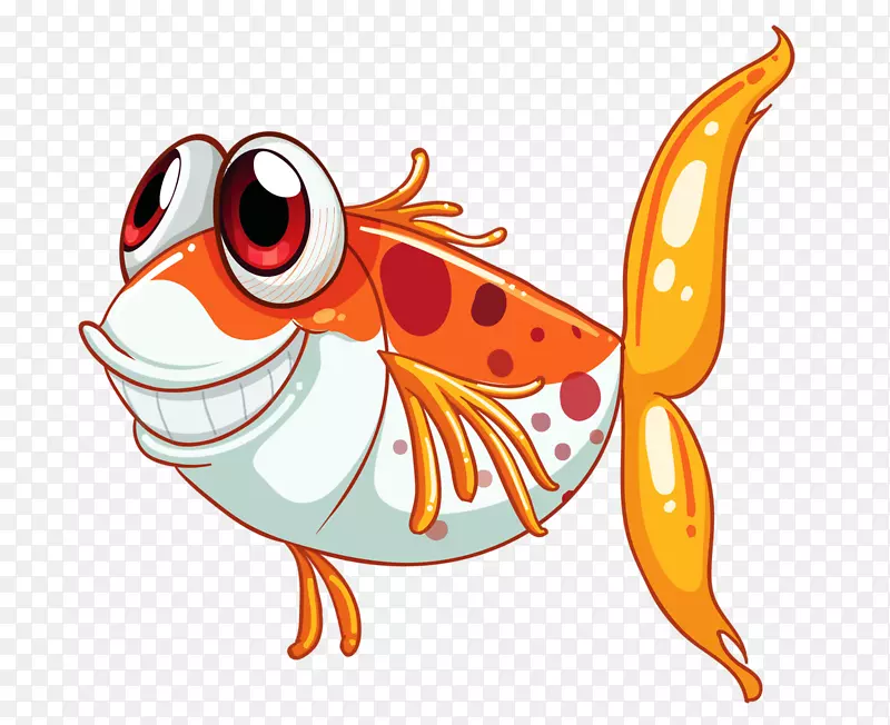 图形鱼夹艺术插图png图片.河豚鱼