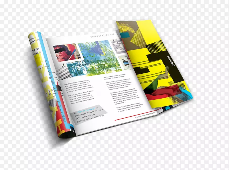 平面设计图形杂志艺术设计