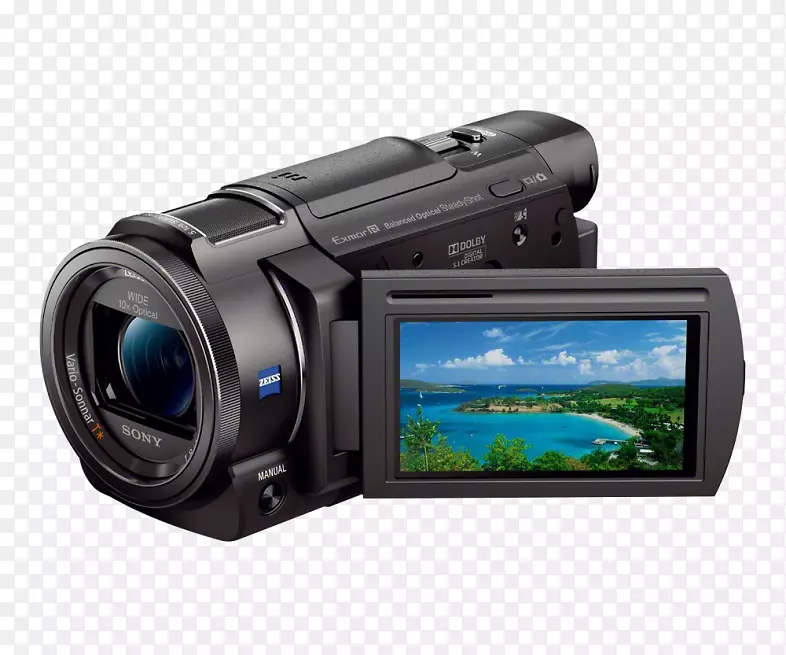 索尼手动凸轮FDR-Ax 33索尼手动凸轮ddr-ax534k分辨率摄像机索尼-照相机
