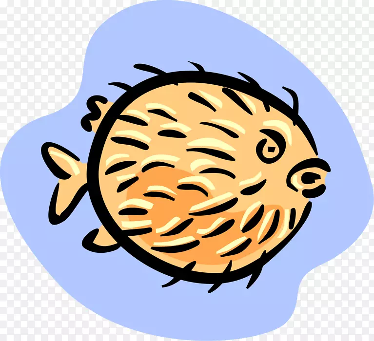 剪贴画插图图像图形版税-免费河豚鱼