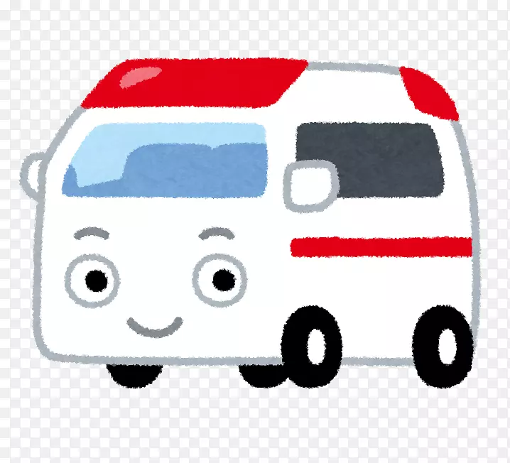 救护车Higashi-大和紧急医疗服务插图儿童-救护车