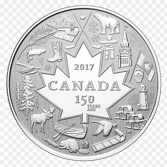 加拿大铸币150周年加拿大皇家铸币-加拿大元-加拿大
