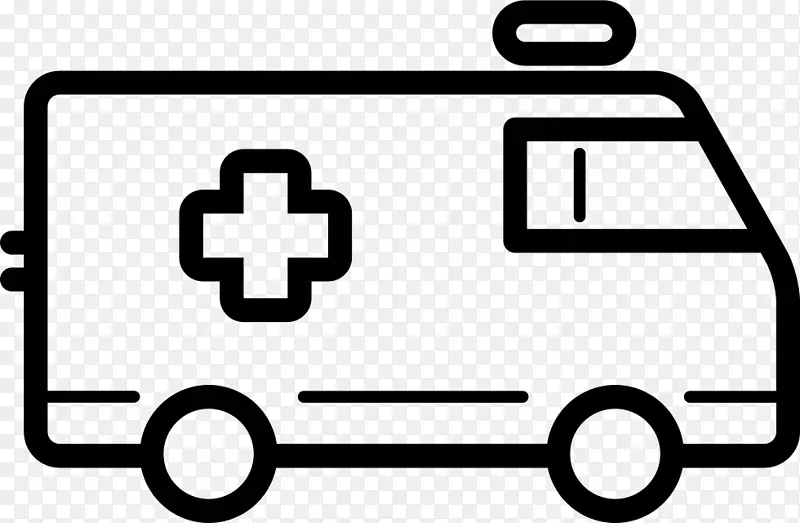 救护车医院急救医疗服务计算机图标-救护车
