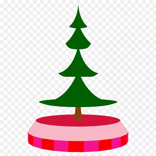 圣诞树，圣诞装饰品，剪贴画，云杉，圣诞日-圣诞树