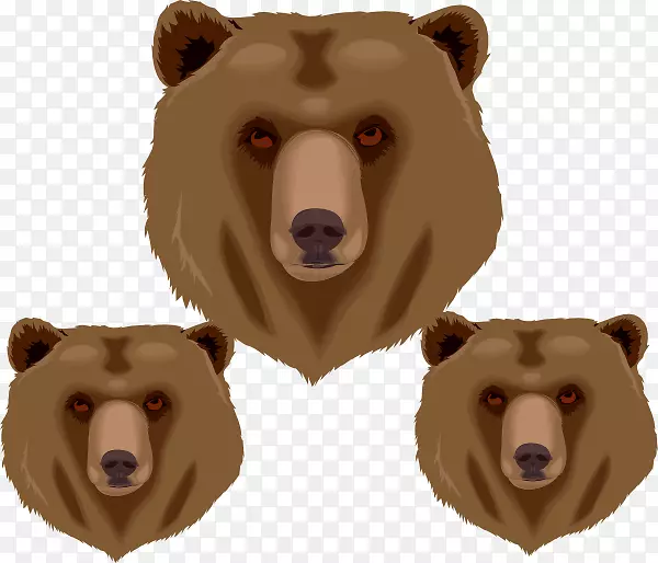 灰熊剪贴画阿拉斯加半岛棕熊北极熊