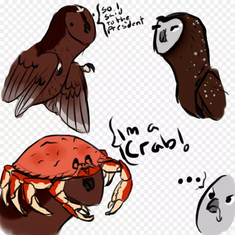 蟹夹艺术插图十足类-螃蟹
