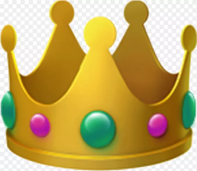 表情域女王的王冠标签IOS-emoji