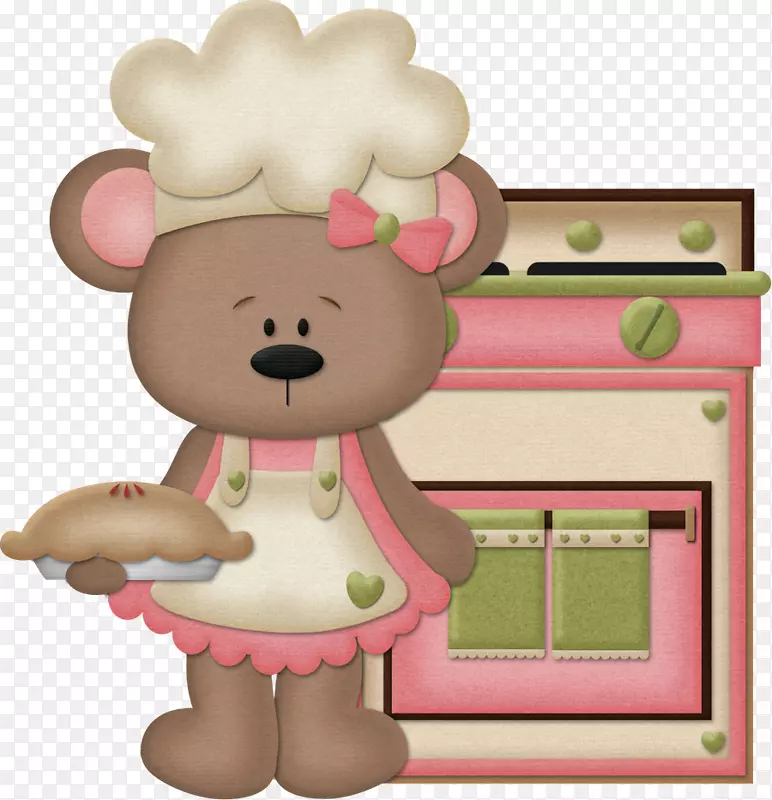剪贴画露天部分烹饪熊形象烹饪