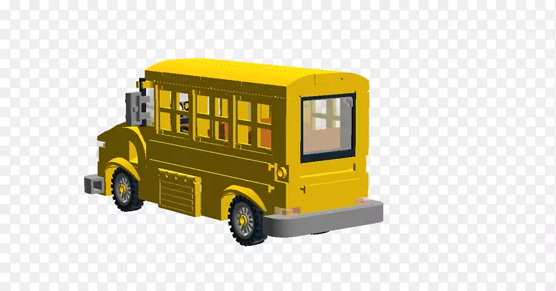 校车小型车黄色车