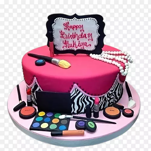 蛋糕化妆品生日蛋糕-女人蛋糕