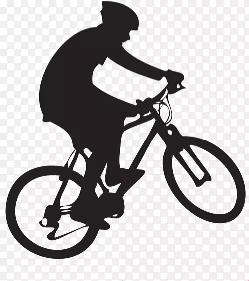 自行车山地自行车剪贴画小灵通-自行车