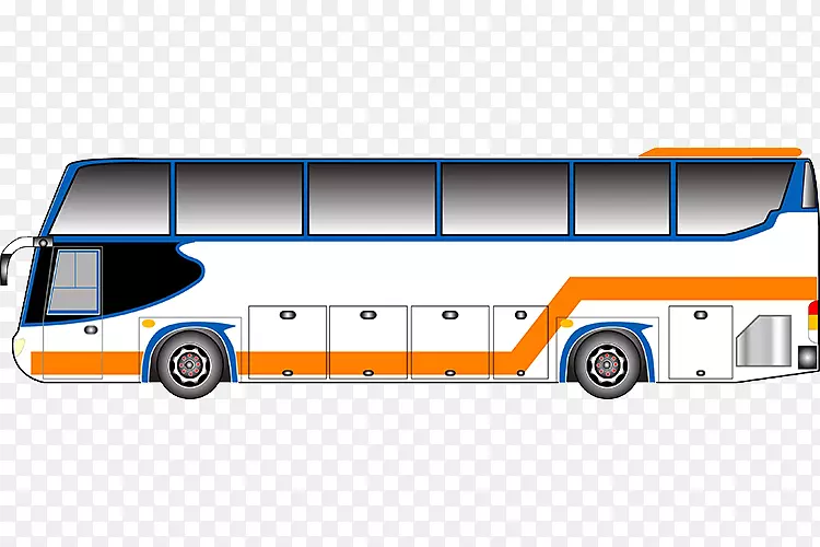 旅游巴士服务过境巴士图形车-巴士