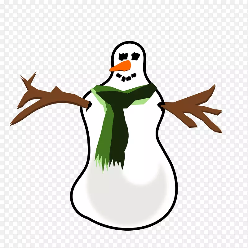 剪贴画雪人冬季图形图像雪人