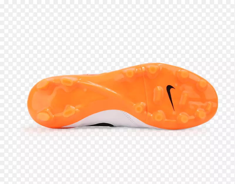 产品设计鞋-反射橙色耐克足球黑白