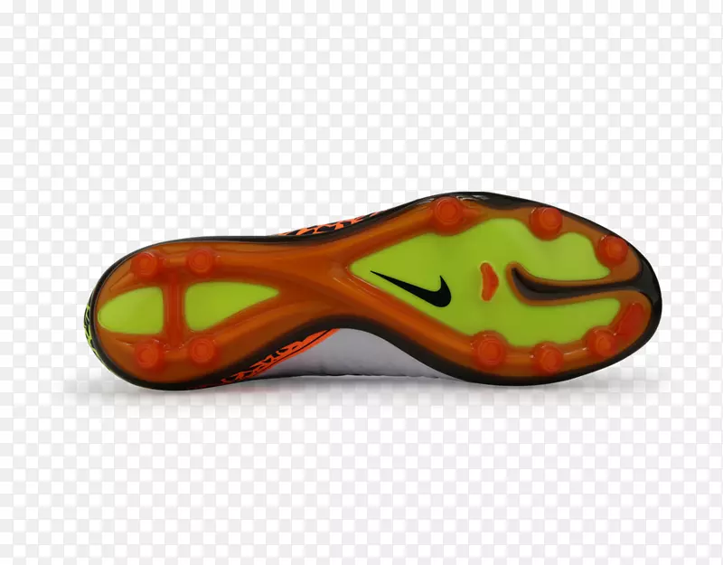 产品设计鞋交叉训练-反射橙色耐克足球黑白