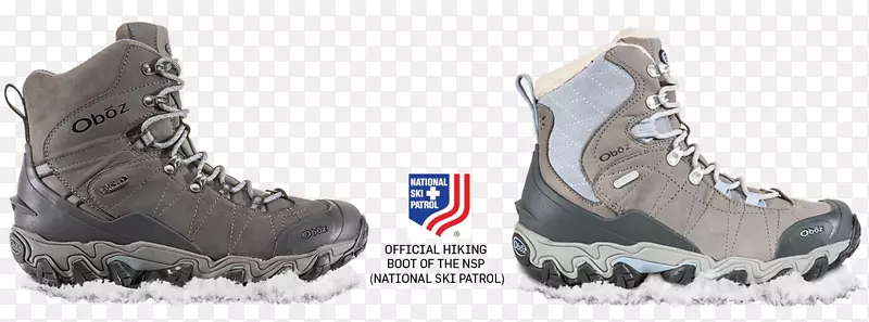 运动鞋，雪靴，男式Oboz布里奇，中半身徒步旅行鞋-靴子