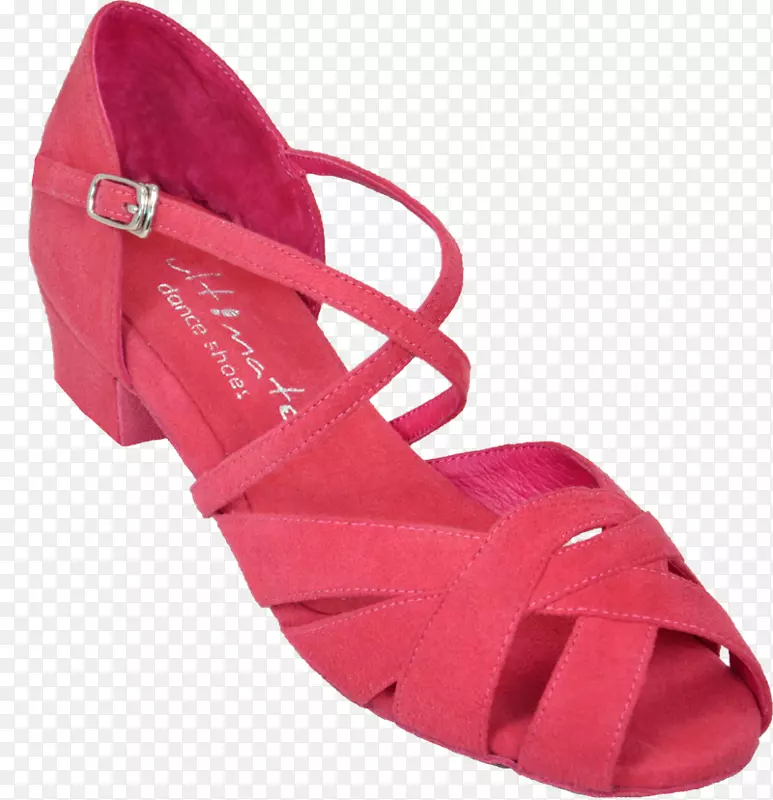 舞步-脚趾鞋翻盖-女式粉红步行鞋-11号尺码
