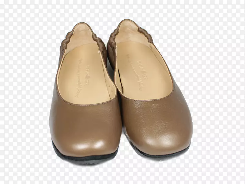 女用拖鞋皮卡青铜棕色步行鞋