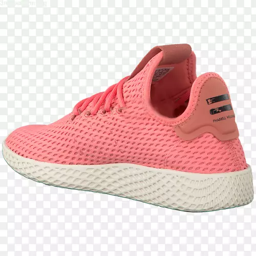 运动鞋耐克免费溜冰鞋-女鞋用粉红丝状鞋